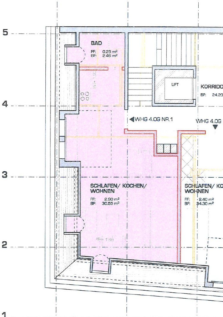 1 ½ rooms apartment