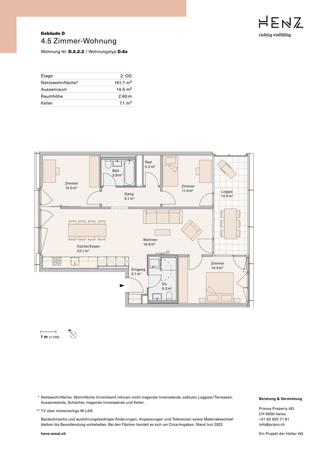 4 ½ rooms apartment