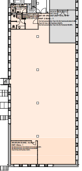 ufficio di 361m²