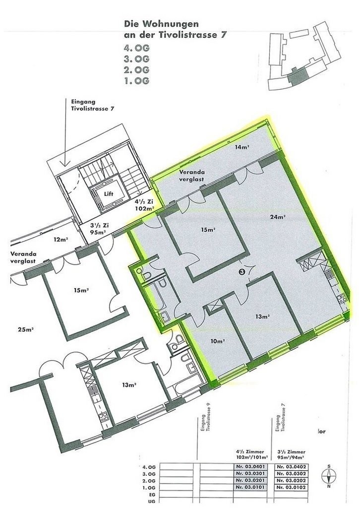 Appartamento di 4 ½ locali