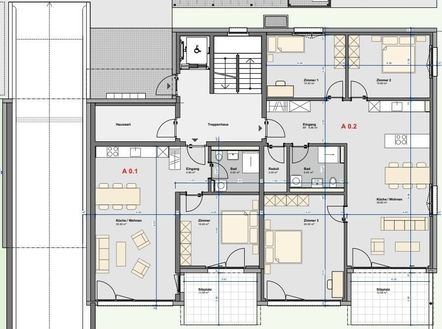4 ½ rooms apartment