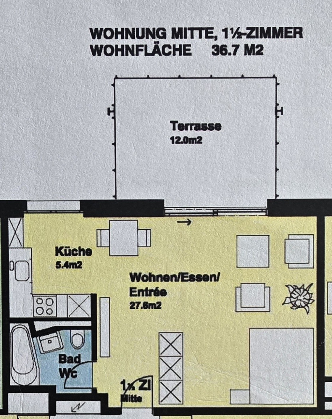 Appartamento di 2 ½ locali, foto 5 di 7