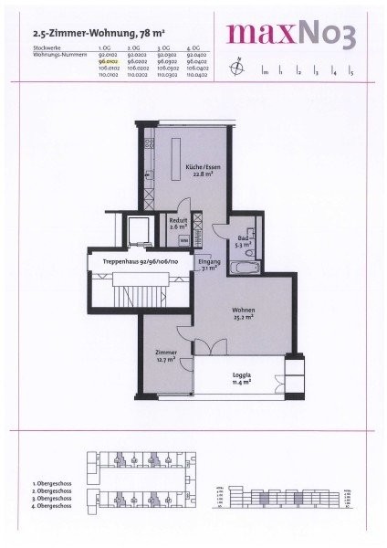 2 ½ rooms apartment