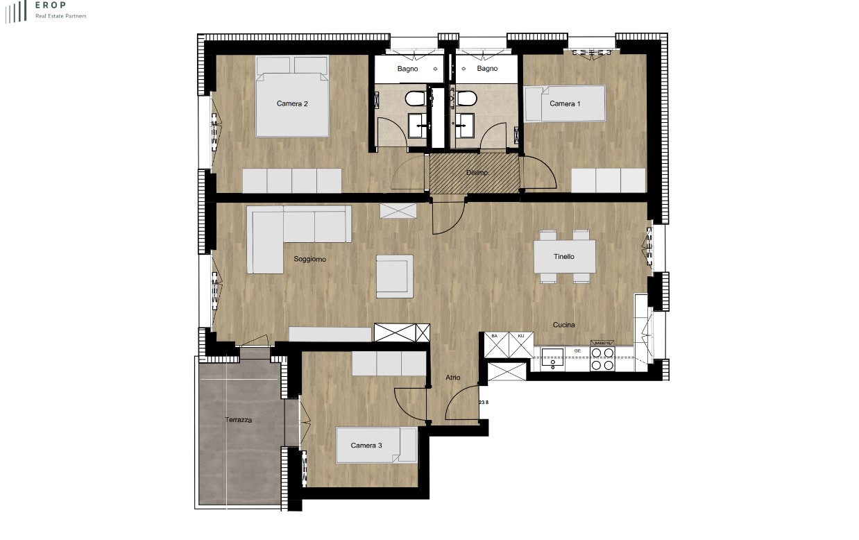 4 ½ rooms apartment, foto 1 di 6