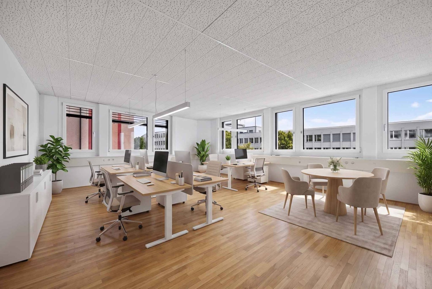 200m² Büro