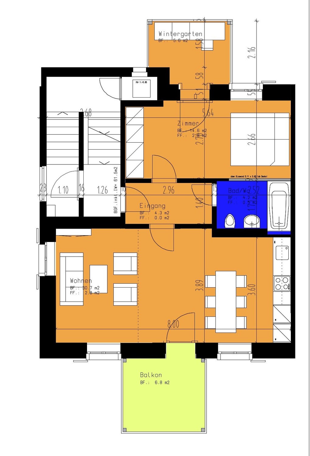 Appartement de 2 ½ pièces