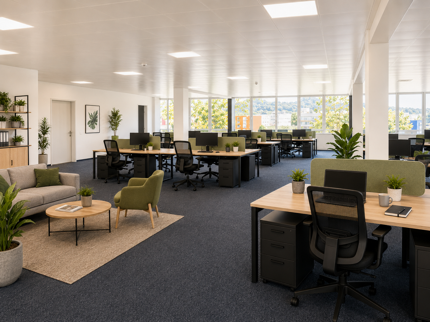841m² office