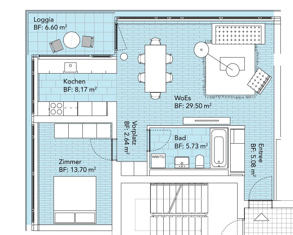 Appartamento di 2 ½ locali, foto 9 di 9