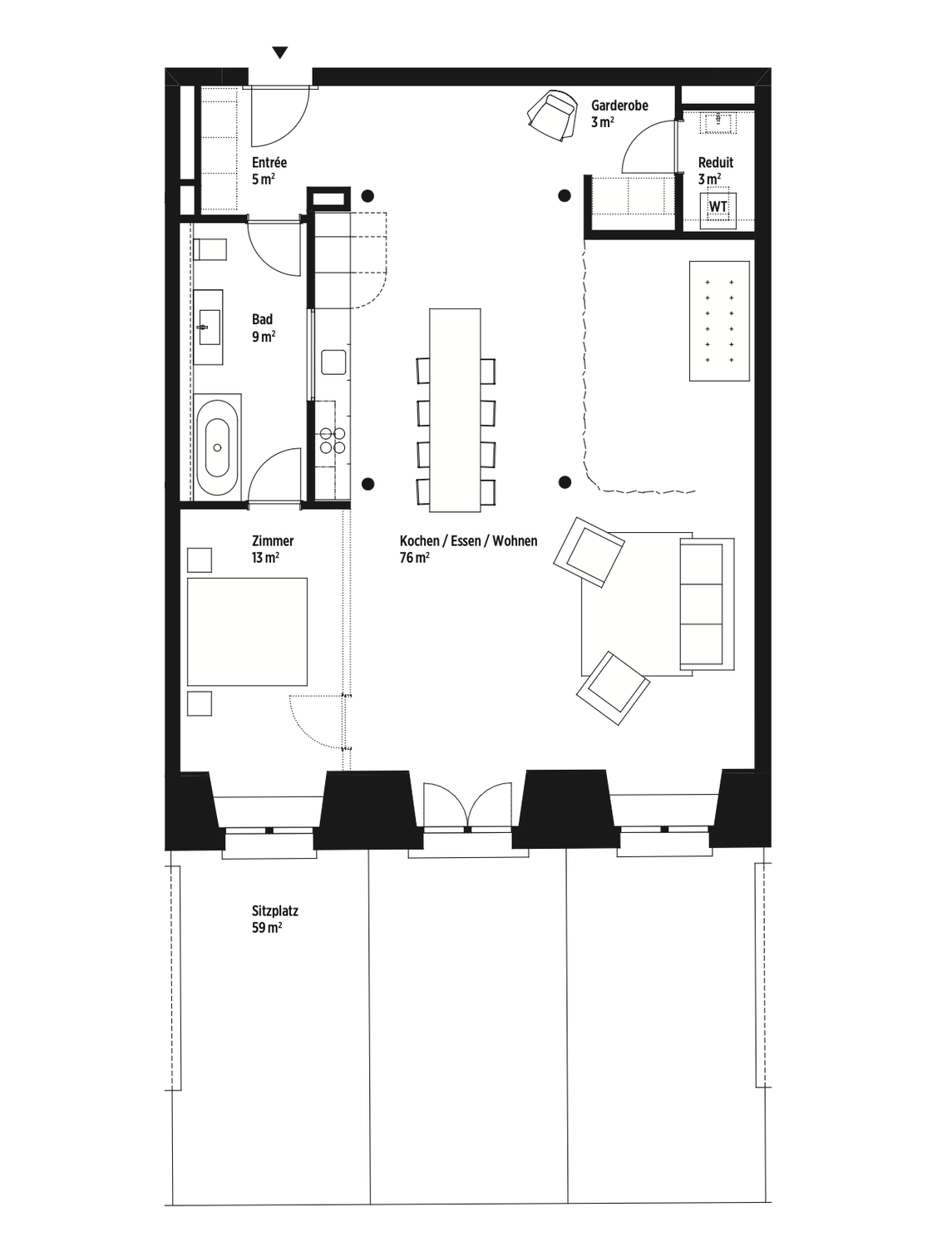 appartamento di 2 ½ locali, foto 9 di 10