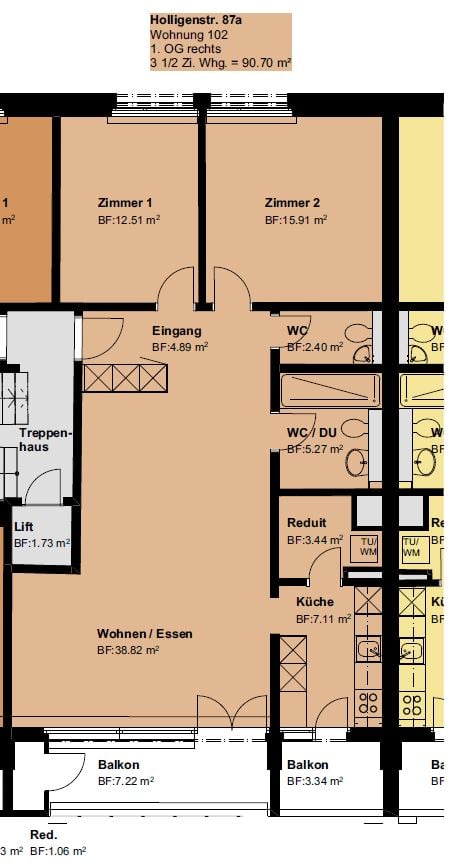 Appartamento di 3 ½ locali, foto 8 di 8