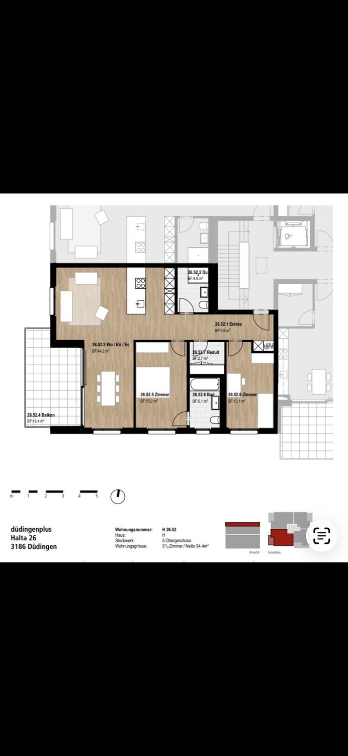Appartamento di 3 ½ locali