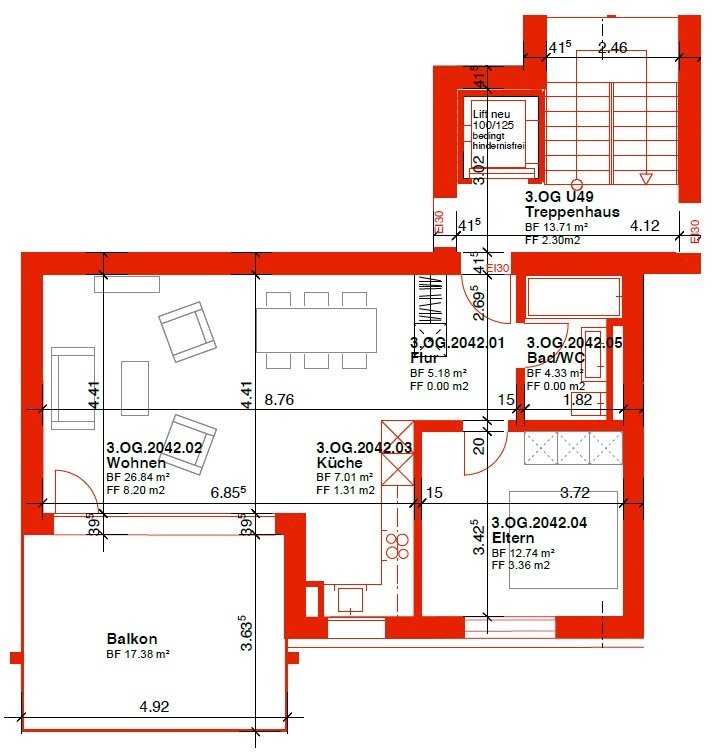 Appartamento di 2 ½ locali, foto 7 di 8