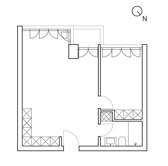 Appartamento di 2 ½ locali, foto 2 di 5