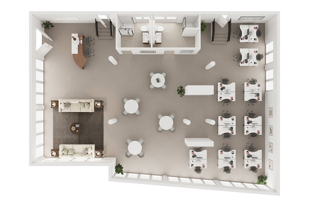 ufficio di 235m²