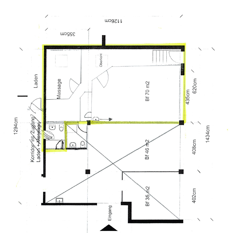 70m² commerciale