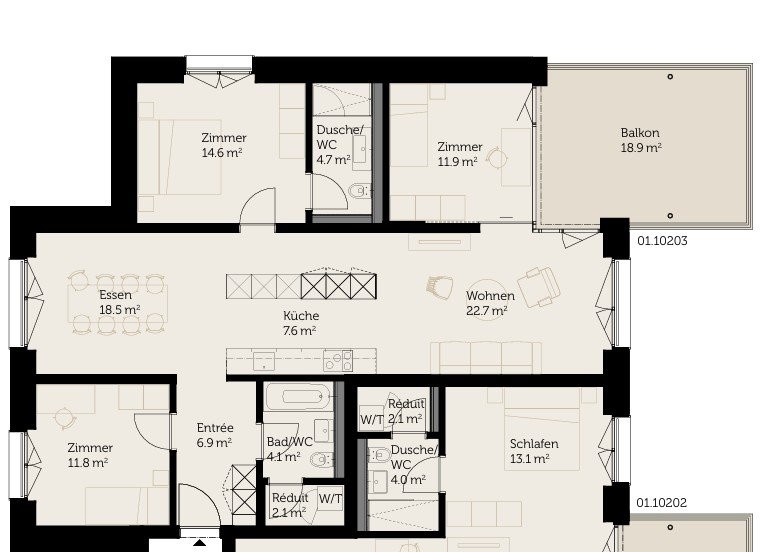 Appartamento di 2 ½ locali, foto 10 di 10
