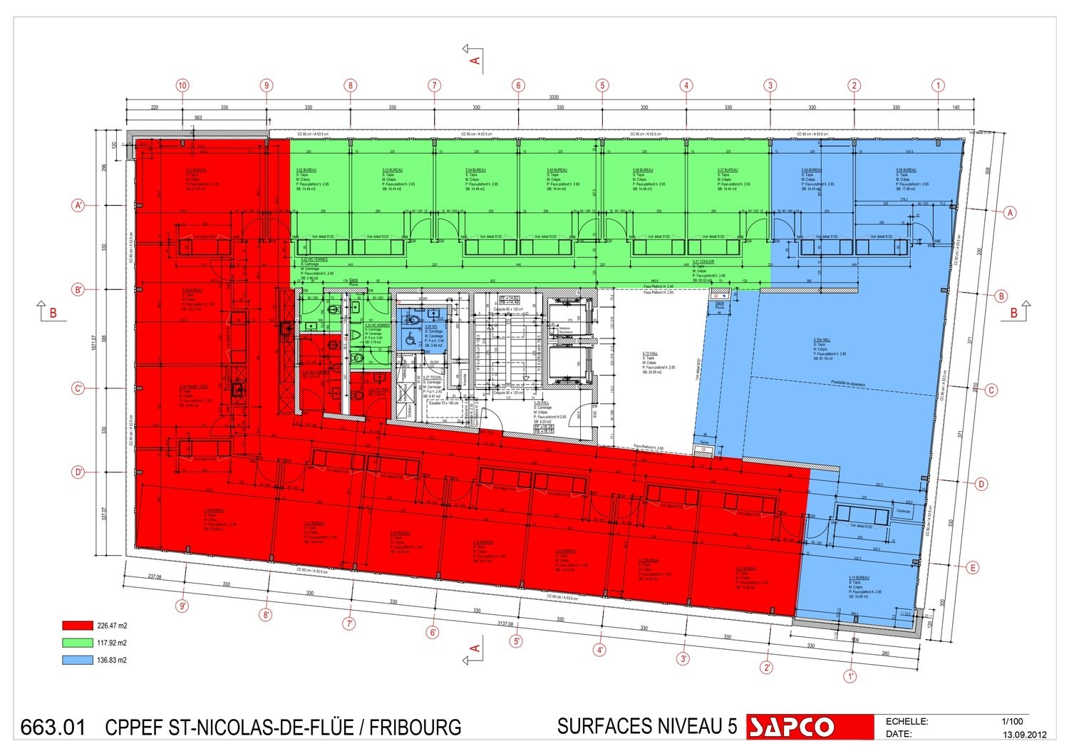 226m² ufficio