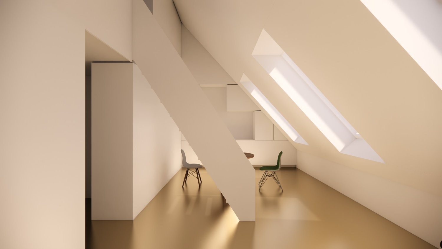attico di 1 ½ locali, foto 3 di 4