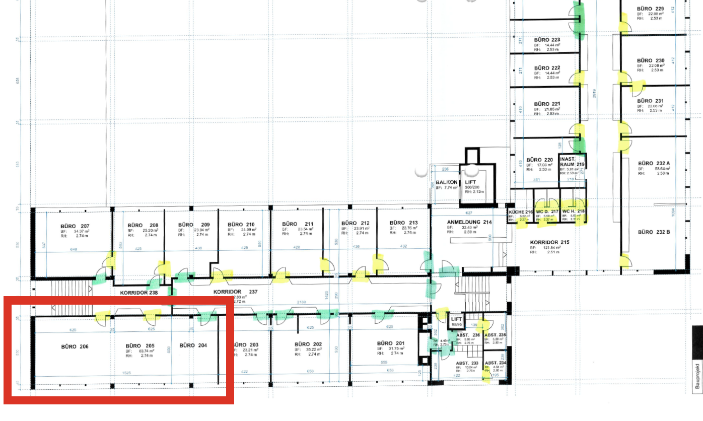 86m² ufficio