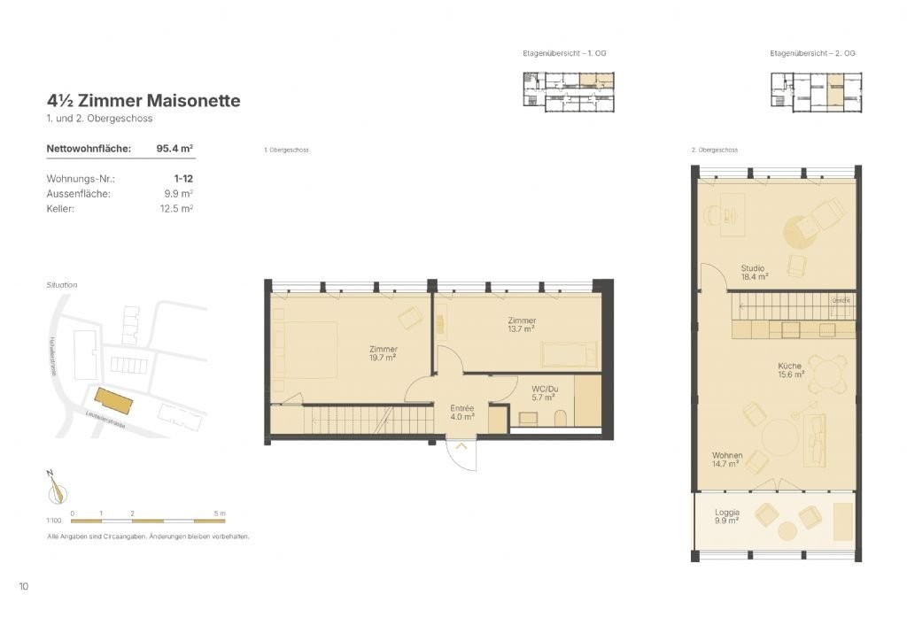 Duplex di 4 ½ locali, foto 5 di 6