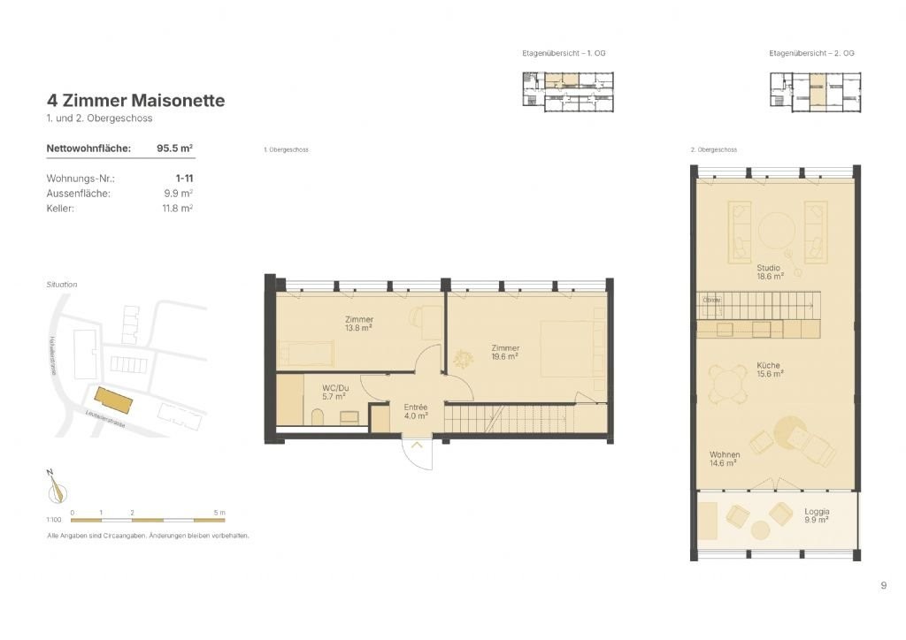 Duplex di 4 ½ locali, foto 6 di 6
