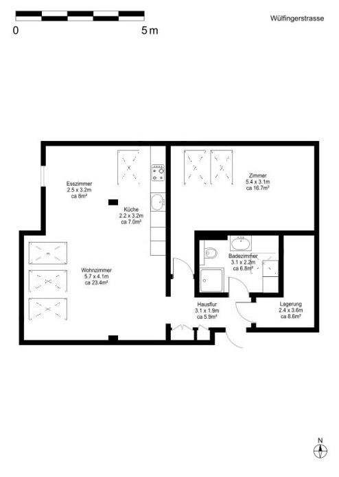 Appartamento di 2 ½ locali, foto 7 di 8