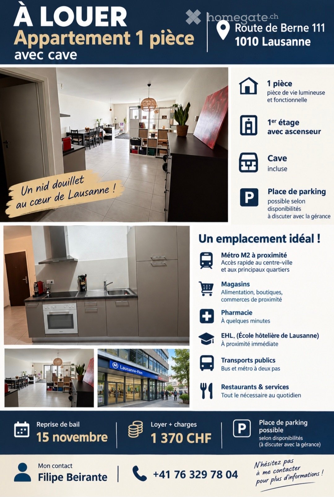 Appartamento di 2 locali