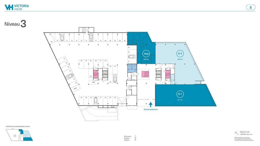 755m² office