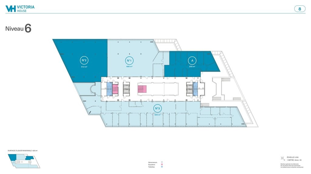755m² office