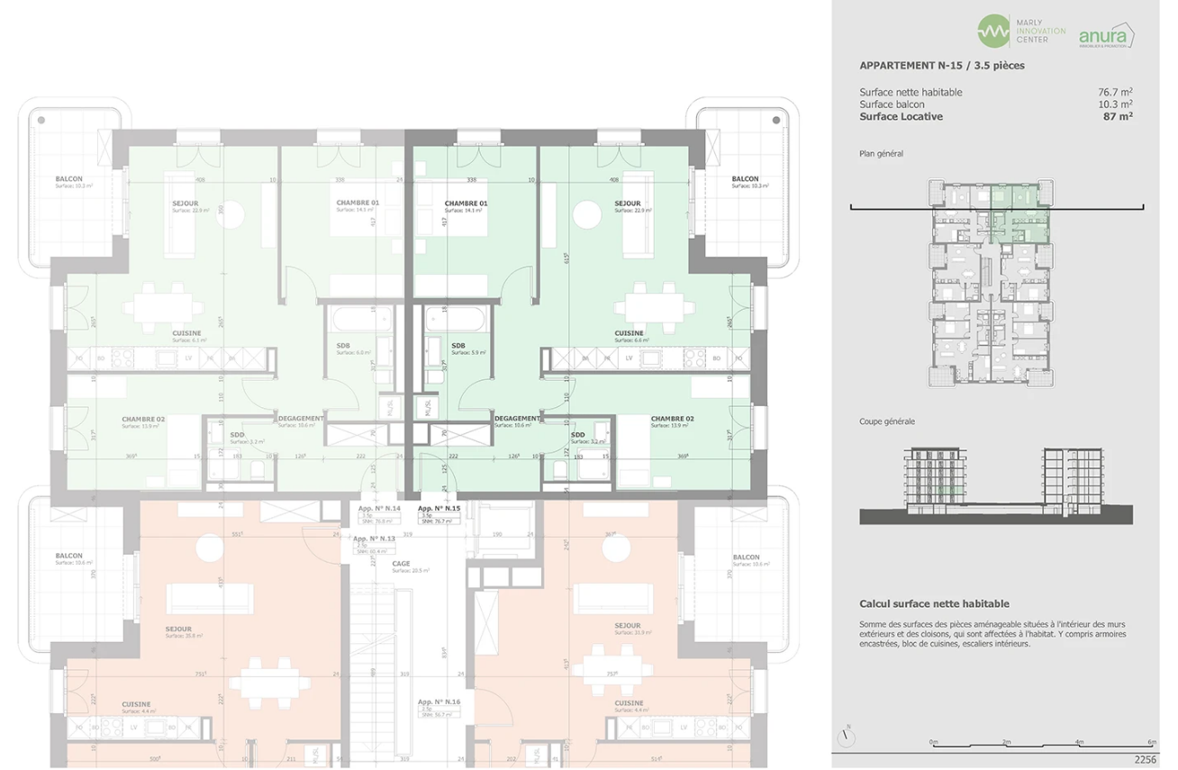 3 ½ rooms apartment