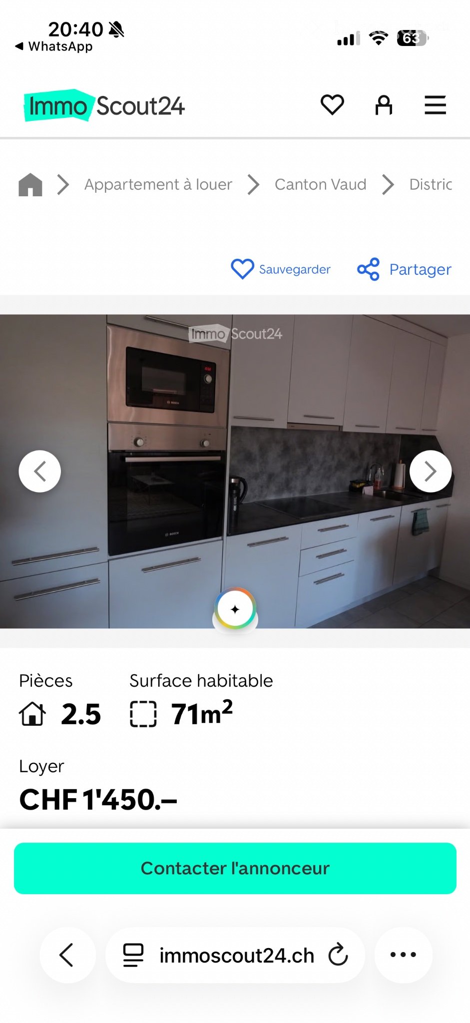 2 rooms apartment