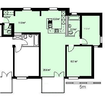 Appartement de 3 ½ pièces