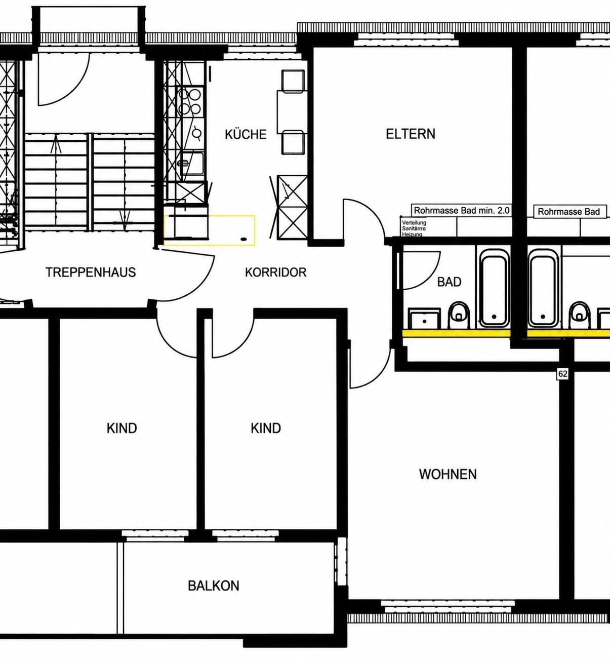 appartamento di 4 locali, foto 5 di 7