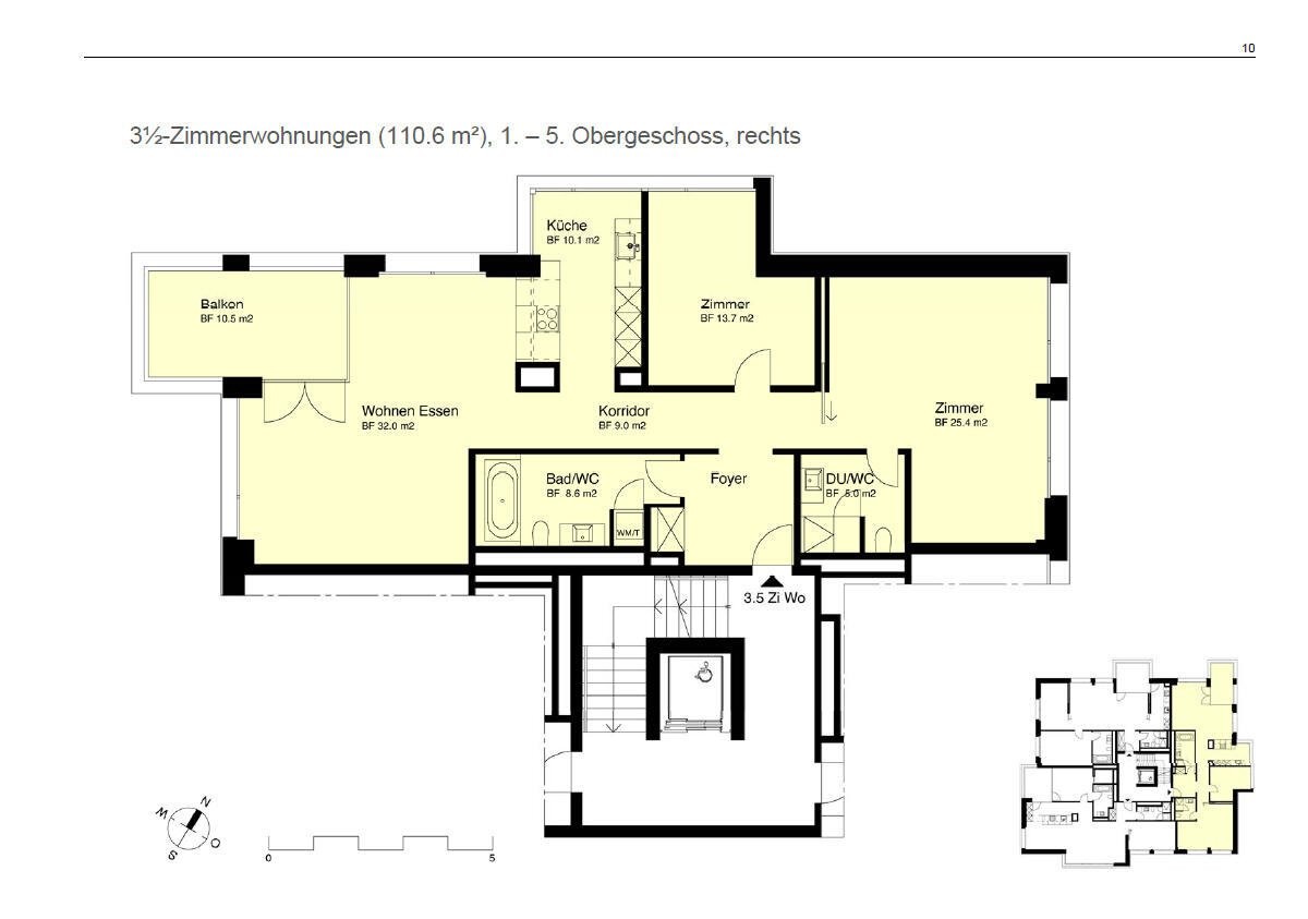 Appartamento di 3 ½ locali