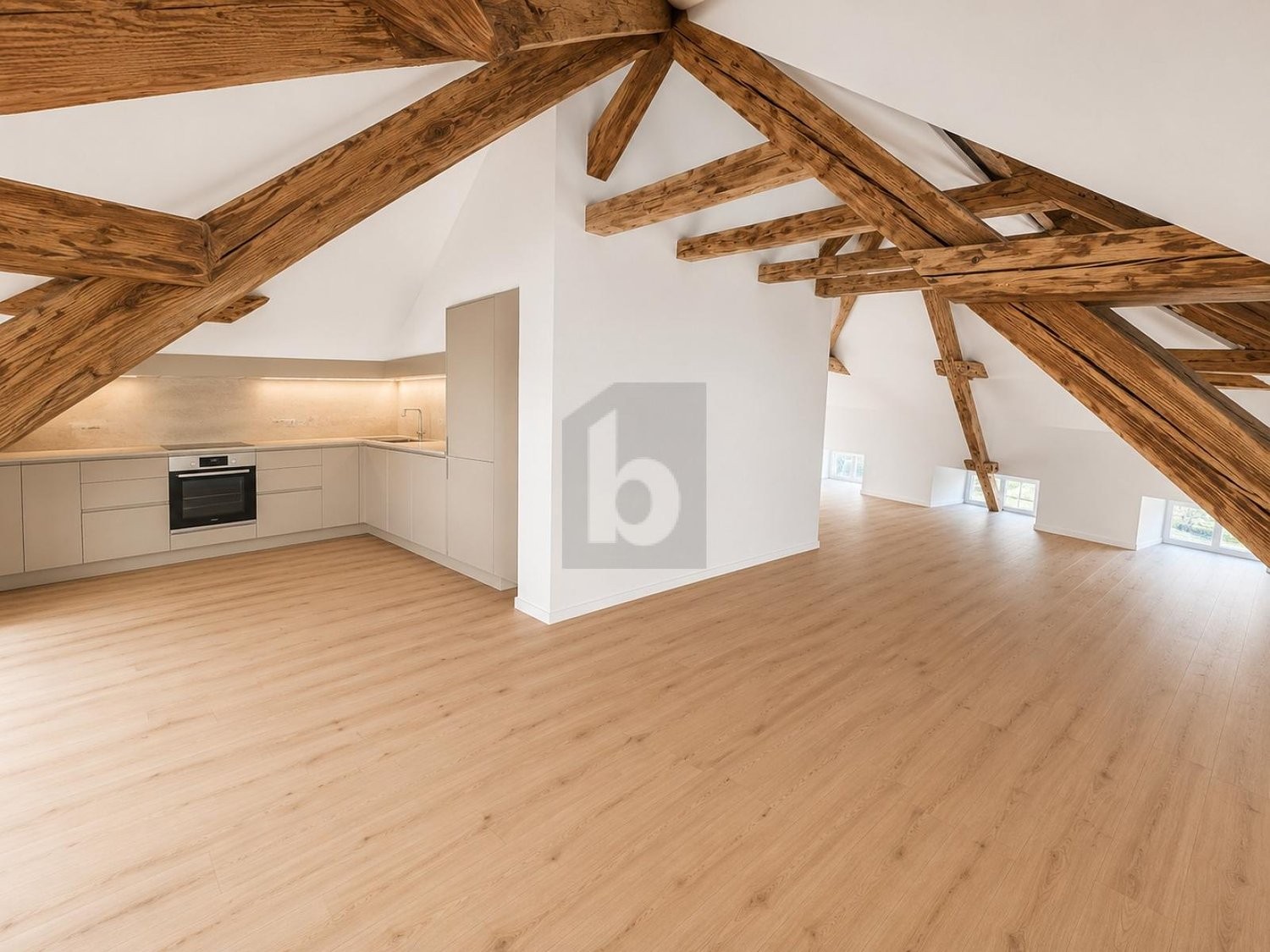 Appartement sous les combles de 2 ½ pièces