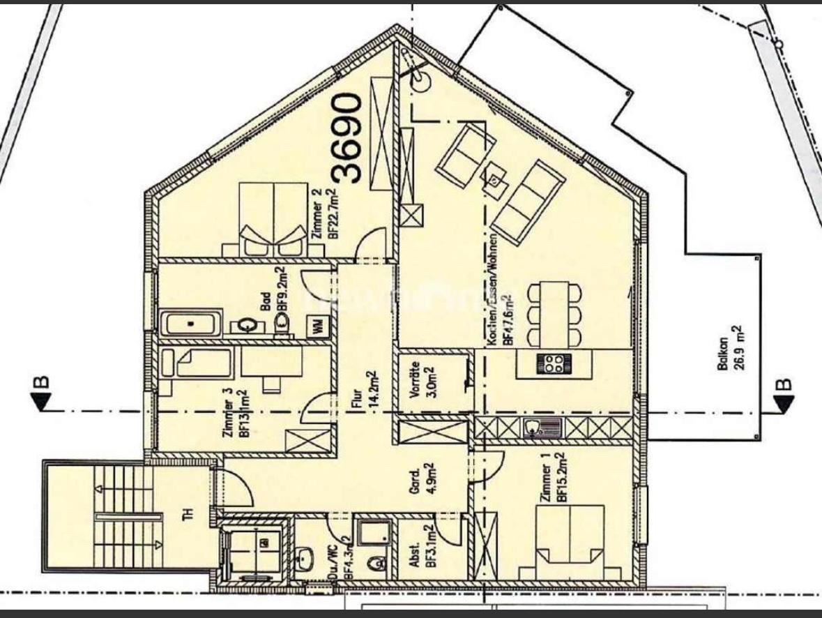 Appartement de 4 ½ pièces