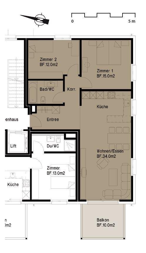 Appartamento di 3 ½ locali, foto 7 di 8