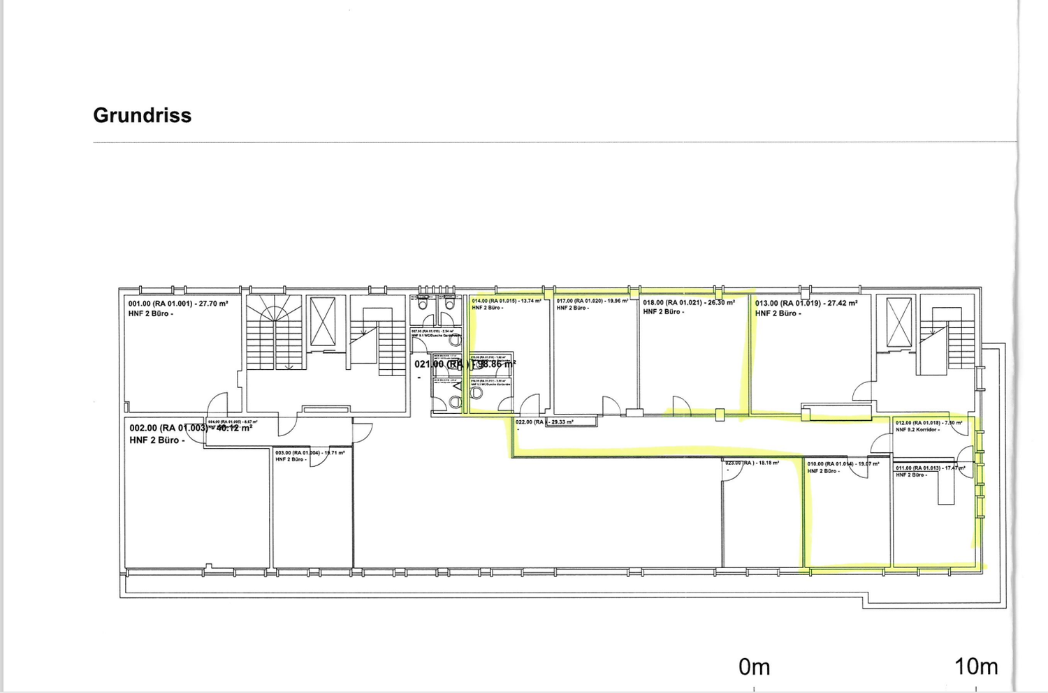 ufficio di 138m²