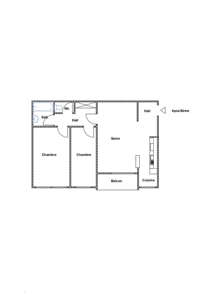 Appartamento di 3 ½ locali
