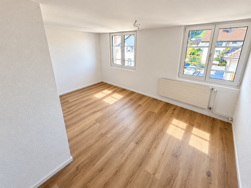 Appartamento di 3 ½ locali

A disposizione, affittiamo questo luminoso appartamento di 3.5 locali completamente ristrutturato con una splendida vista sulle montagne.

Highlights:
-Cucina moderna inclusa lavastoviglie
-Pavimento in vinile facile da curare
-Cantina privata
-Animali domestici ammessi
-