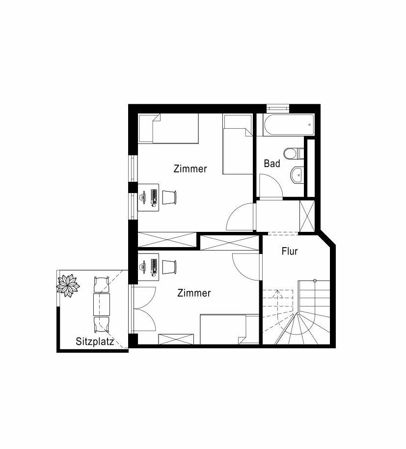 Duplex di 4 ½ locali