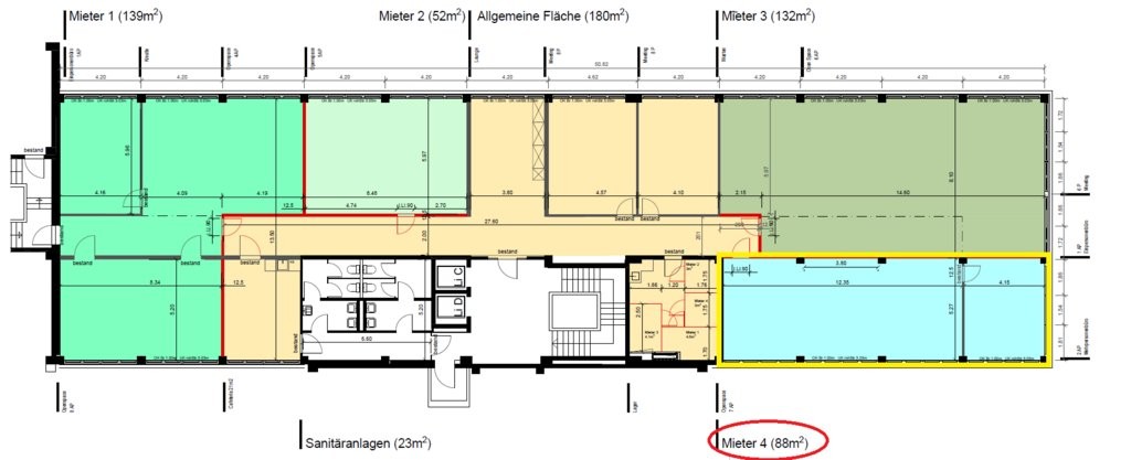 87m² office