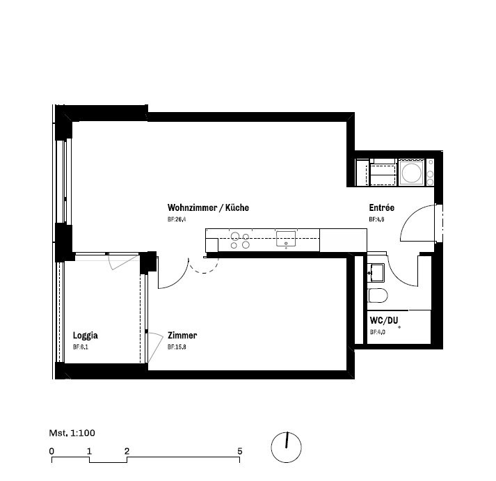 Appartamento di 1 ½ locali, foto 1 di 10