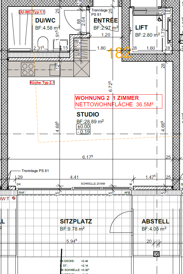 Appartamento di 1 ½ locali, foto 7 di 7