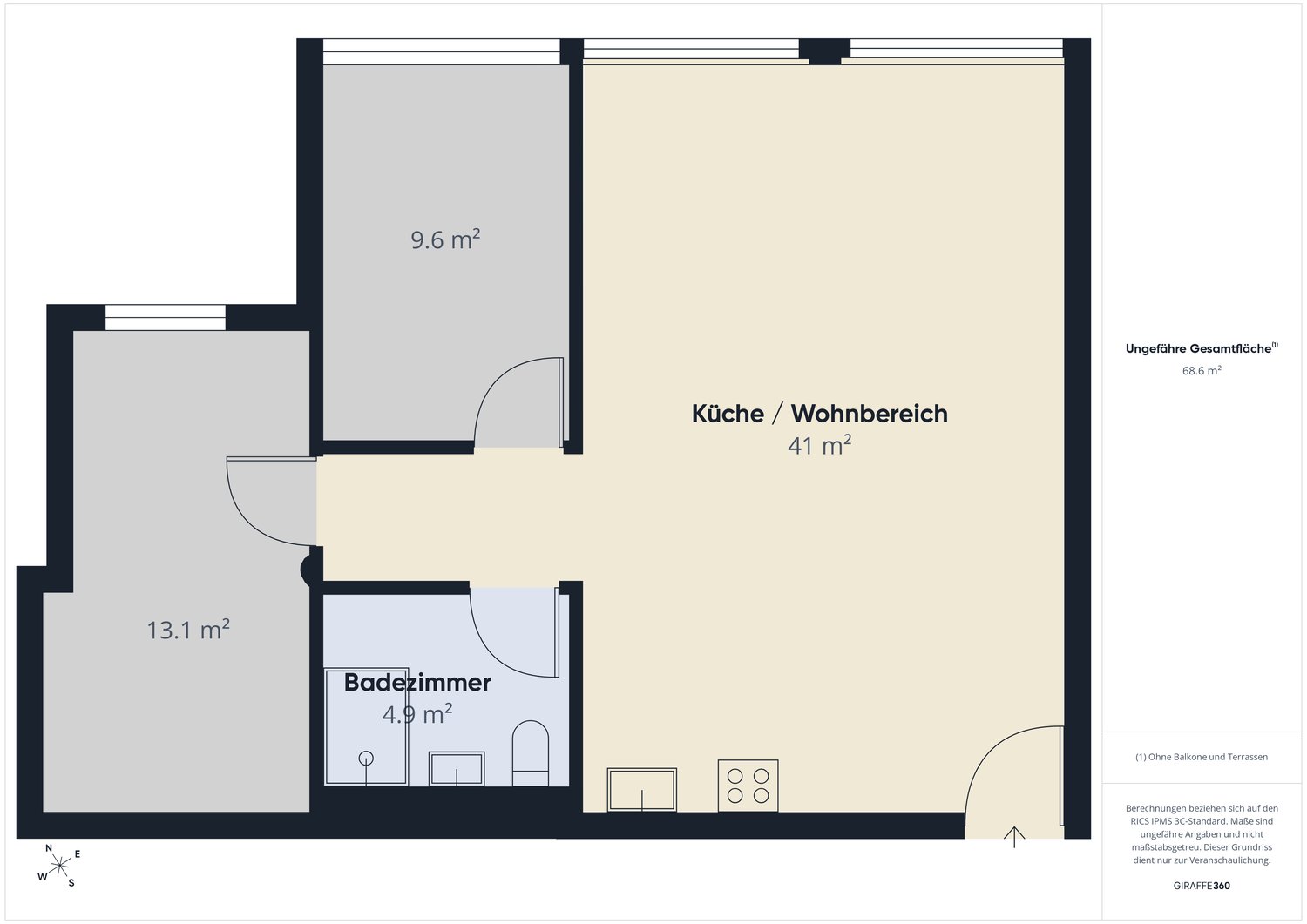 Appartamento di 3 ½ locali, foto 7 di 8