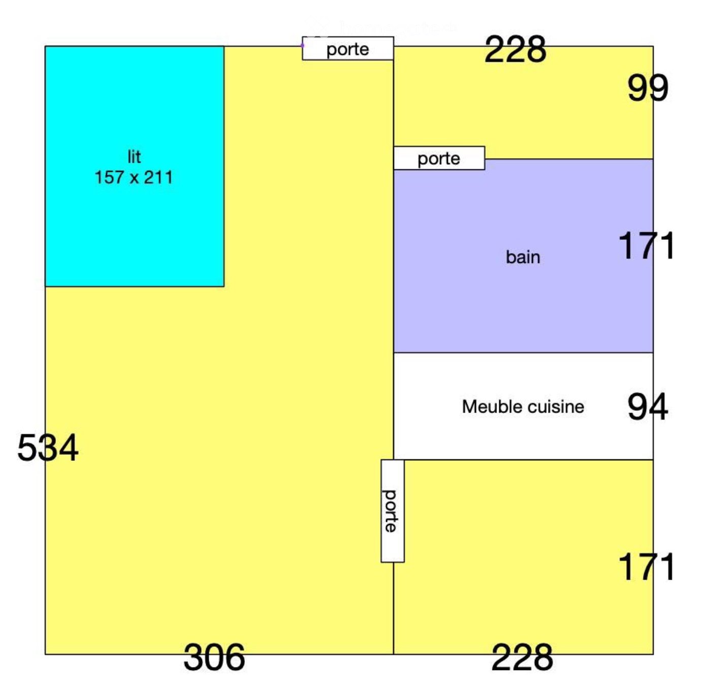 2 rooms apartment