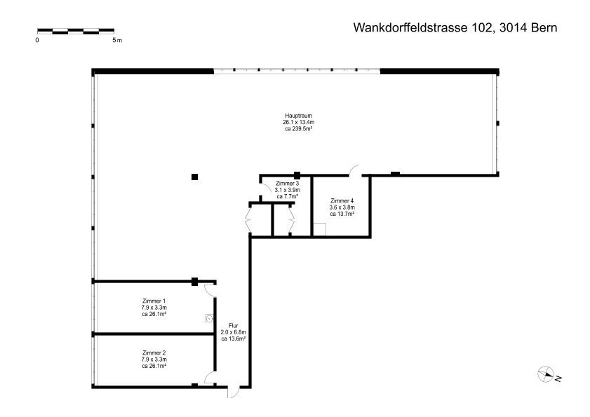 Bureau de 300m²