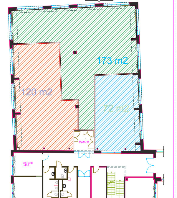 ufficio di 120m²