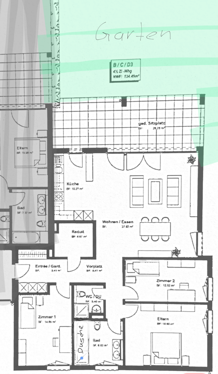 4 ½ rooms apartment