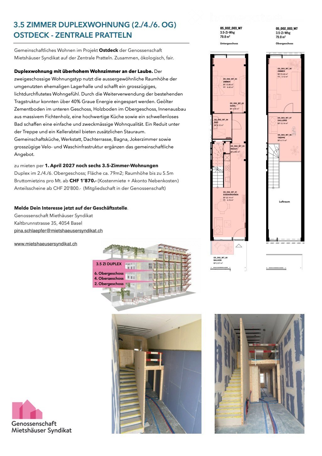 Appartamento di 2 ½ locali, foto 4 di 4